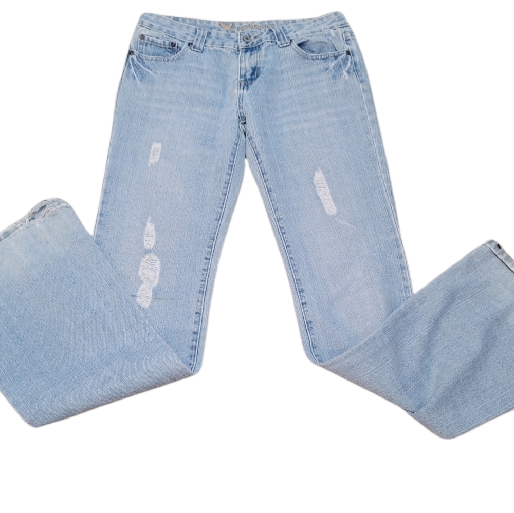 Distressed flare Jean's